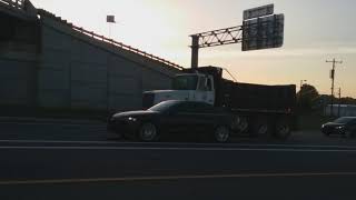 Volvo Wg64T Tri Axle And International 9200 Tri Axle Dump Trucks