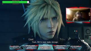 Final Fantasy 7 Remake Stream Part 4/End of Sector 5 and Airbuster Boss Battle