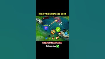 Kimmy high distance Build Tutorial Mobile legends #ml2b #kimmy #shorts #tutorial #mlbb