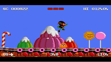 Zool 1 Game Demo NO INTRO SONG 1993Gremlin Graphics MICROSOFT DOS IBM PC COMPATIBLES