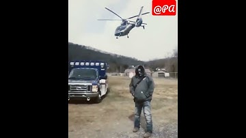 When the rotation speed of the helicopter propeller matches with fps speed of the camera #shorts