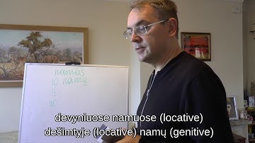 Lithuanian Lesson 15 - Genitive Case - Kilmininkas
