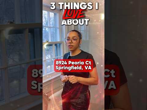 3 Things Naica Loves about 8924 Peoria Ct, Springfield, VA home video tour