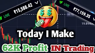 How I Made ₹62,000 Profit in Trading | Full Strategy | Intraday trading | Quotex binary option 