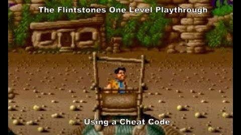 The Flintstones One Level Playthrough using a Snes Cheat Code :D #Nintendo #Snes #CheatCodes #Gaming