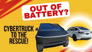 Out of Battery? Charging the Tesla Model Y with the Cybertruck!