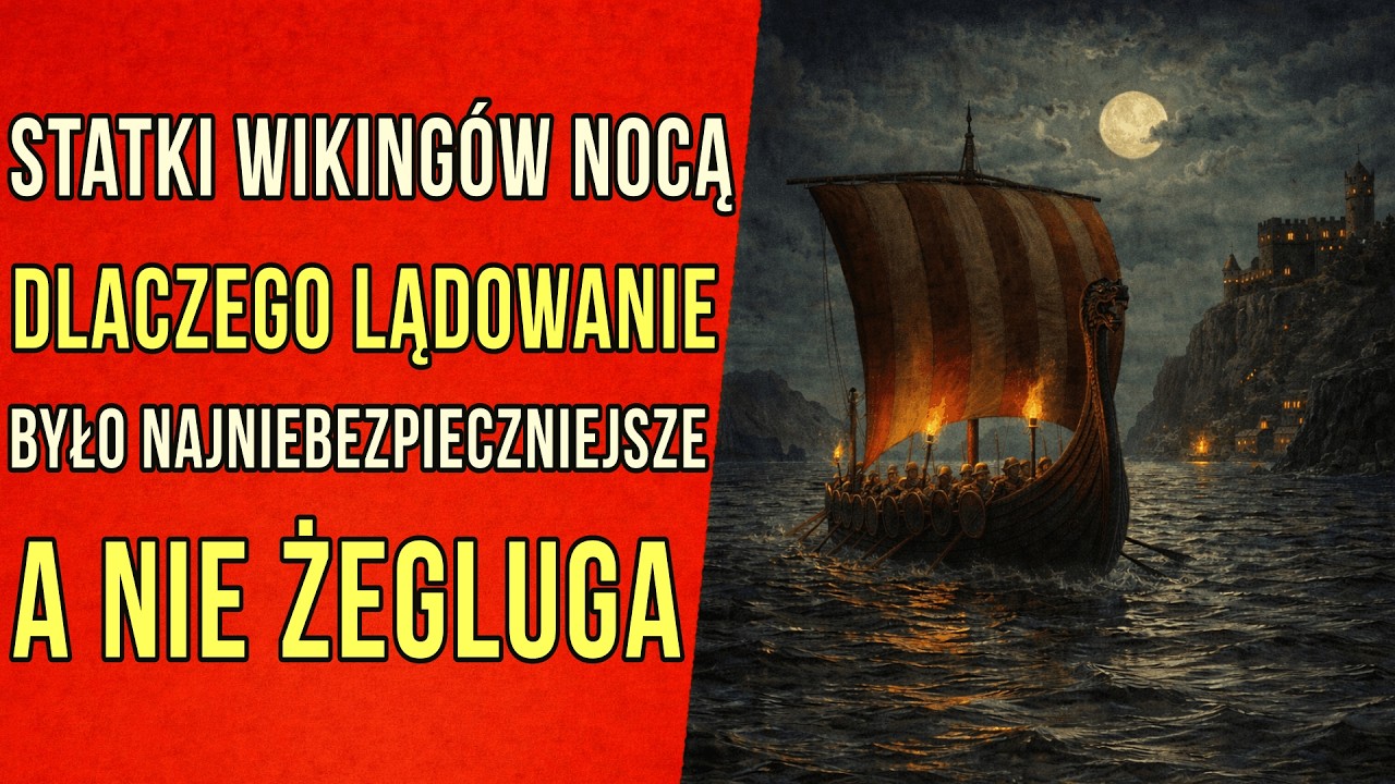 Statki wikingów nocą: dlaczego lądowanie było najniebezpieczniejsze, a nie żegluga