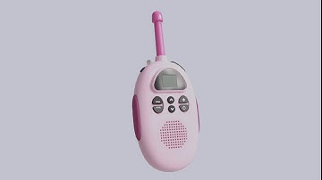 Creating a Realistic Walkie-Talkie in #blender  - Timelapse 3D Speed Modeling Challenge