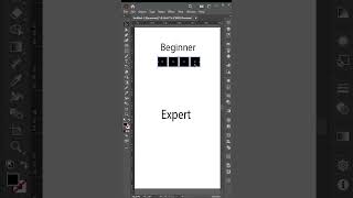 Adobe Illustrator for Beginners: Beginners vs Experts | Step-by-Step Tutorial#graphicsdesign #sorts
