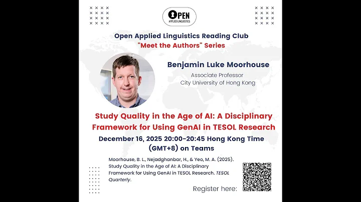 Study Quality in the Age of AI | Benjamin Luke Moorhouse