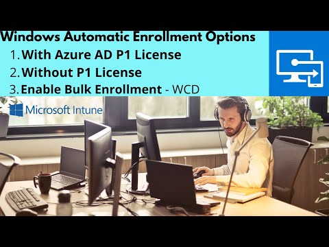 Microsoft Endpoint Manager Intune Enable Automatic Enrollment| Intune Enrollment for Windows Devices