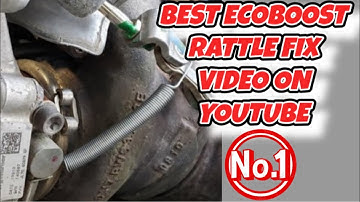 Ford Ecoboost Wastegate Rattle Fix. Must Watch & Listen!!! Before & After Soundclips.