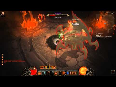 Diablo 3 - Inferno Azmodan Kill (Solo Barbarian)