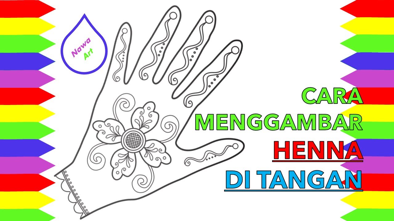 Keren Bagus Cara Menggambar Henna Di Tangan Yang Mudah Dan Simple Untuk Pemula Nawa Art Mudah Cara Hebat Di 2021 Rabab Minangkabau