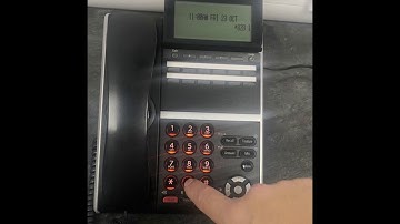 NEC Phones - Changing the system time