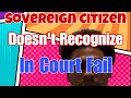 The Moment A Sovereign Citizen Realizes He's Going To Jail