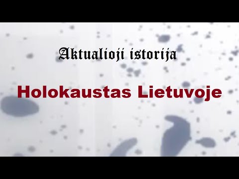 „Aktualioji istorija“ (108): Holokaustas Lietuvoje