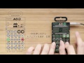 Pocket Operatorシリーズ使い方：PO-12 rhythm編