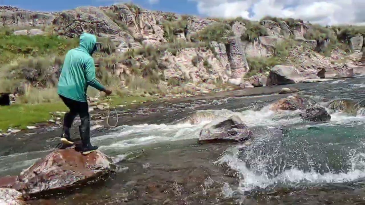 PESCANDO TRUCHAS Gigantes En Rio De ESPINAR CUSCO 🐟