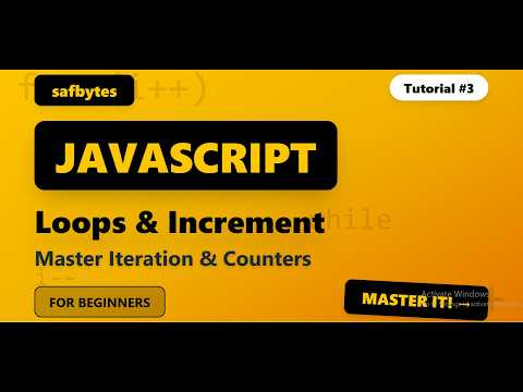 JavaScript Loops for Beginners in 5 minutes — for, while, break & continue | JS Tutorial #3