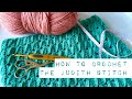 Beautiful and easy crochetstitch the judith stitch