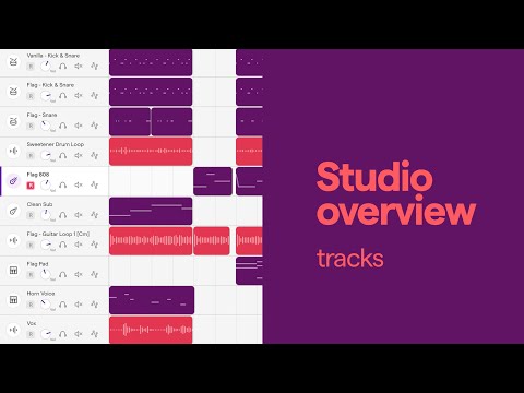 STUDIO OVERVIEW - tracks