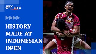 Satwiksairaj Rankireddy-Chirag Shetty Win Indonesia Open Men's Doubles Title