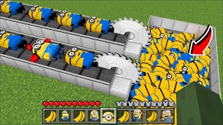 HOW TO CREATE A MINION FAMILY In Minecraft / DESPICABLE ME Mod !
