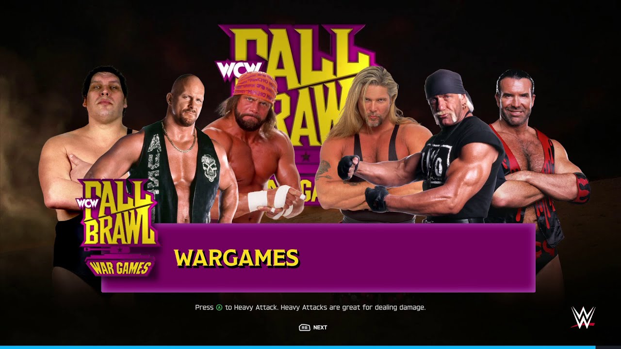 МАТЧ ВОЕННЫХ ИГР nWo против GOAT LEGEND'S WCW FALL BRAWL WWE 2K25