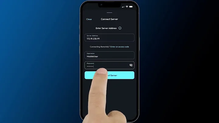 exacqVision Mobile - Getting Started & Server Connections