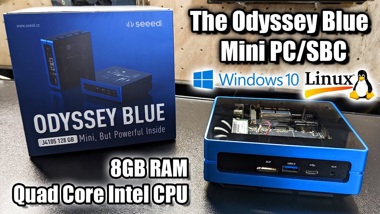 ODYSSEY - X86J4125864 Most expandable Win10 Mini PC (Linux and Ard