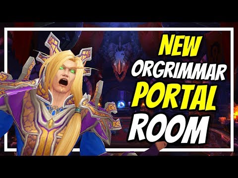 NEW Orgrimmar Portal Room | WoW Patch 8.1.5 PTR | World of Warcraft Battle For Azeroth