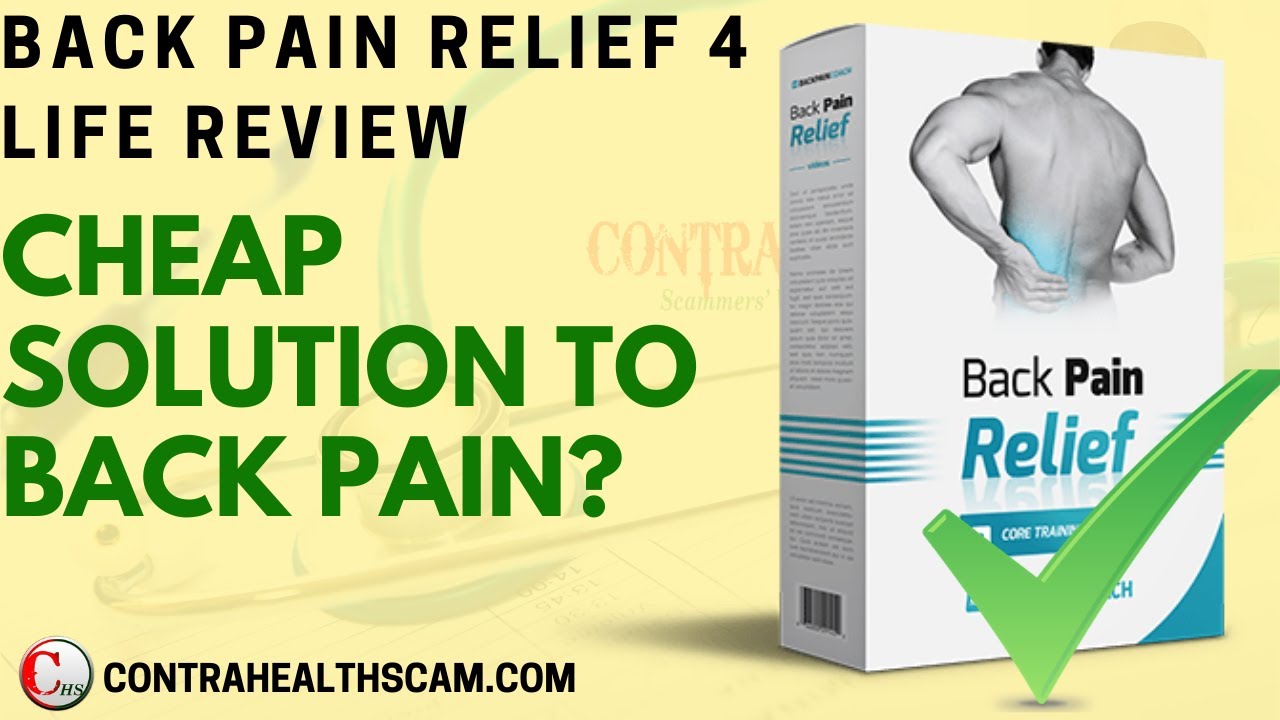 Back Pain Relief 4 Life (My Back Pain Coach) Review Cheap Solution For