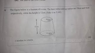 FRUSTUM OF A CONE 2020 P2