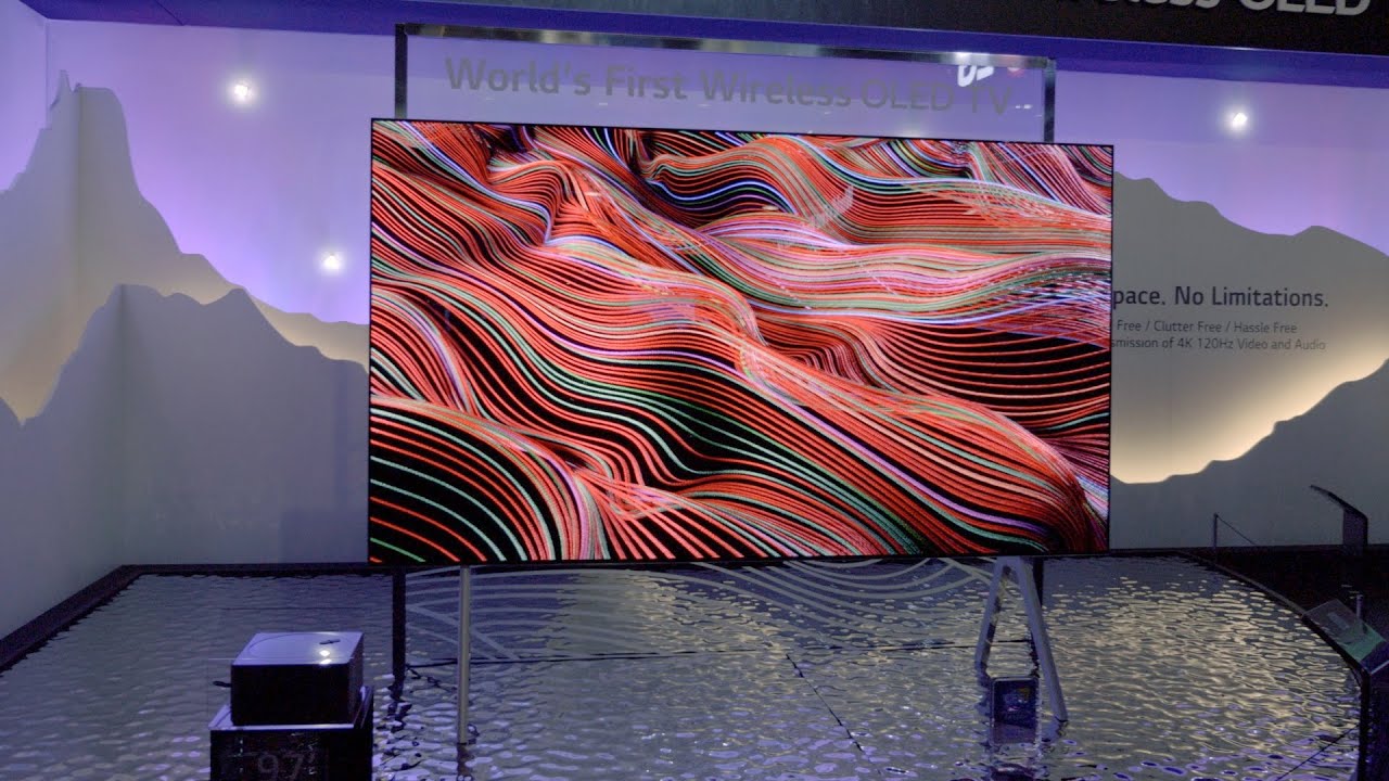LG Unveils The First Wireless OLED 97 Inch TV (CES 2023) - YouTube