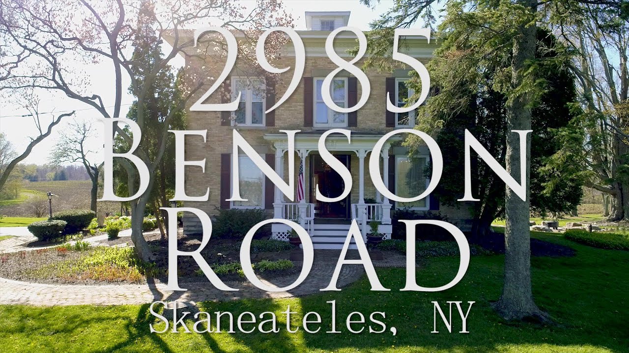 2985 Benson Road, Skaneateles, NY YouTube