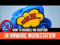 How to disable VM Suspend in Vmware Workstation