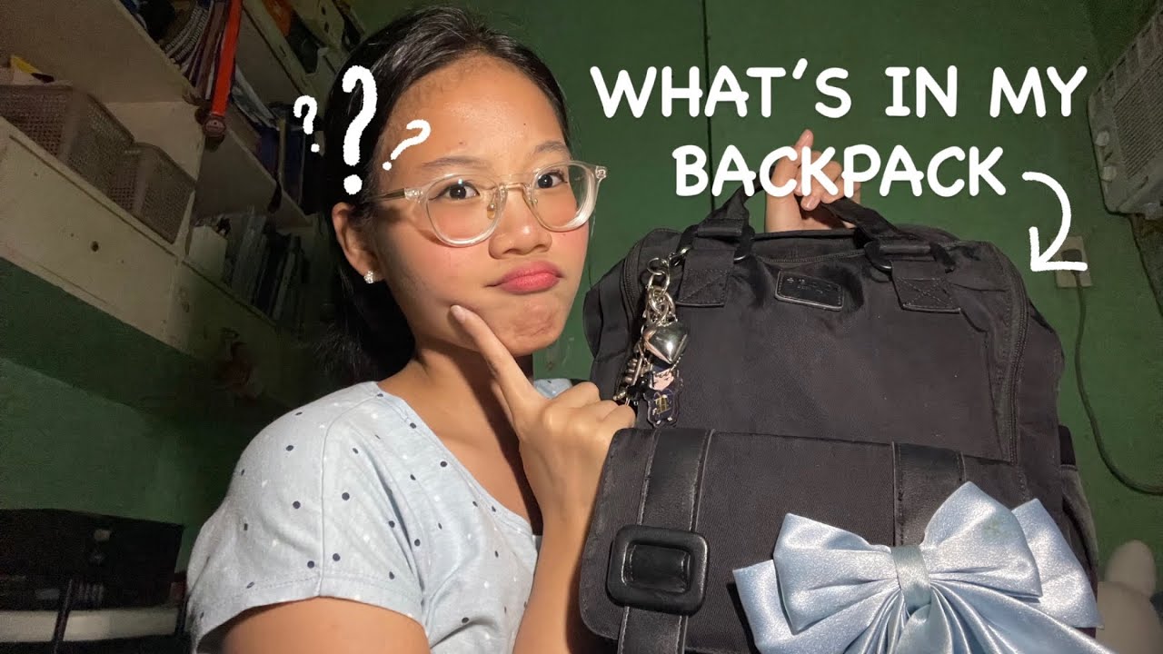 WHATS IN MY BACKPACK👀: as a grade 12 SHS STEM Engineering Student 