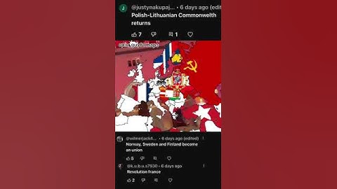 Europe but the top 3 comments change the map part 2