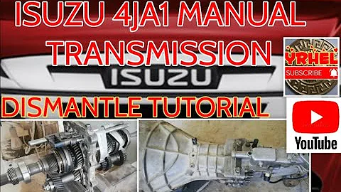 ISUZU 4JA1 TRANSMISSION COMPLETE DISMANTLE PROCEDURE@yrhelmechanicalelectrical9113
