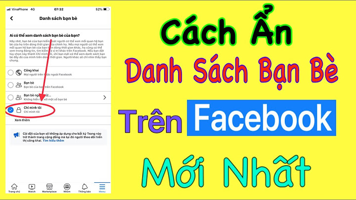 Cách không công khai danh sách bạn bè trên facebook