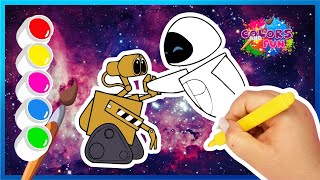 Famous Wall-E  e Eva How to draw and paint? - Colors and Fun #195 Profile