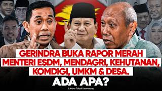 Download lagu GERINDRA REVEALS POOR PERFORMANCE RECORDS FOR MINISTERS OF ENERGY, HOME AFFAIRS, FORESTRY, DIGITA...