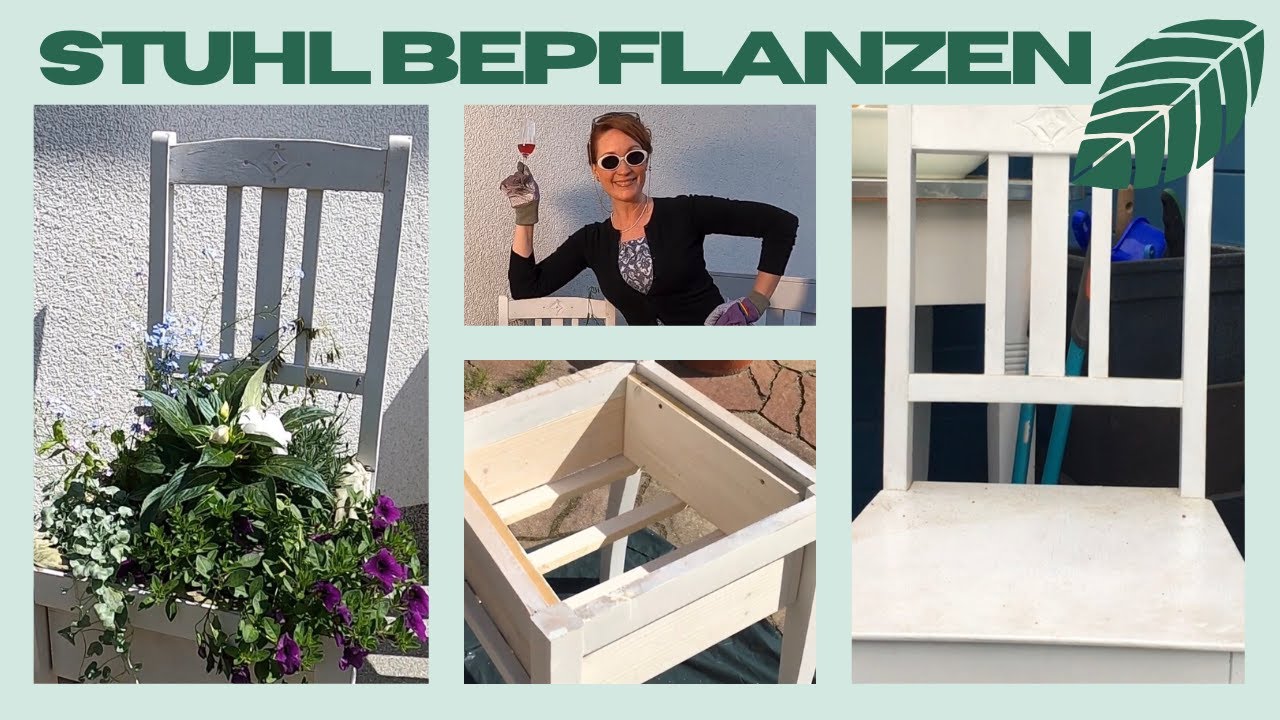 Bepflanzter Stuhl