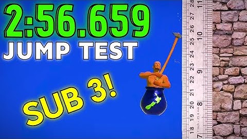 Getting Over It - Jump Test Map in 2:56.659 (First Sub 3)