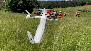 28.05.2022 - Segelflugzeug wird bei Außenlandung stark beschädigt