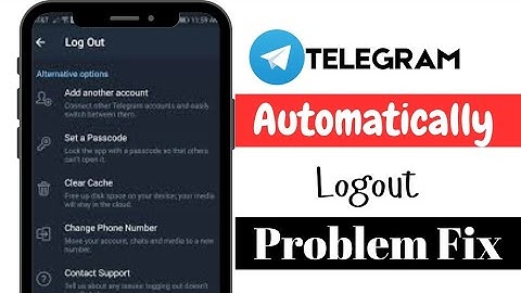 Fix Telegram Account Automatically Logout Problem
