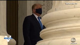 Trump Booed While Paying Respects to Ruth Bader Ginsburg | The View