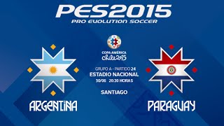 Download lagu PES 2015 | Argentina - Paraguay | 2015 Copa America Semi-Final