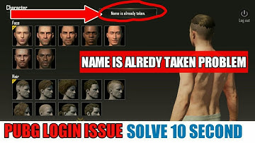 Pubg name is already taken problem issue || how to slove in 10 sec ||